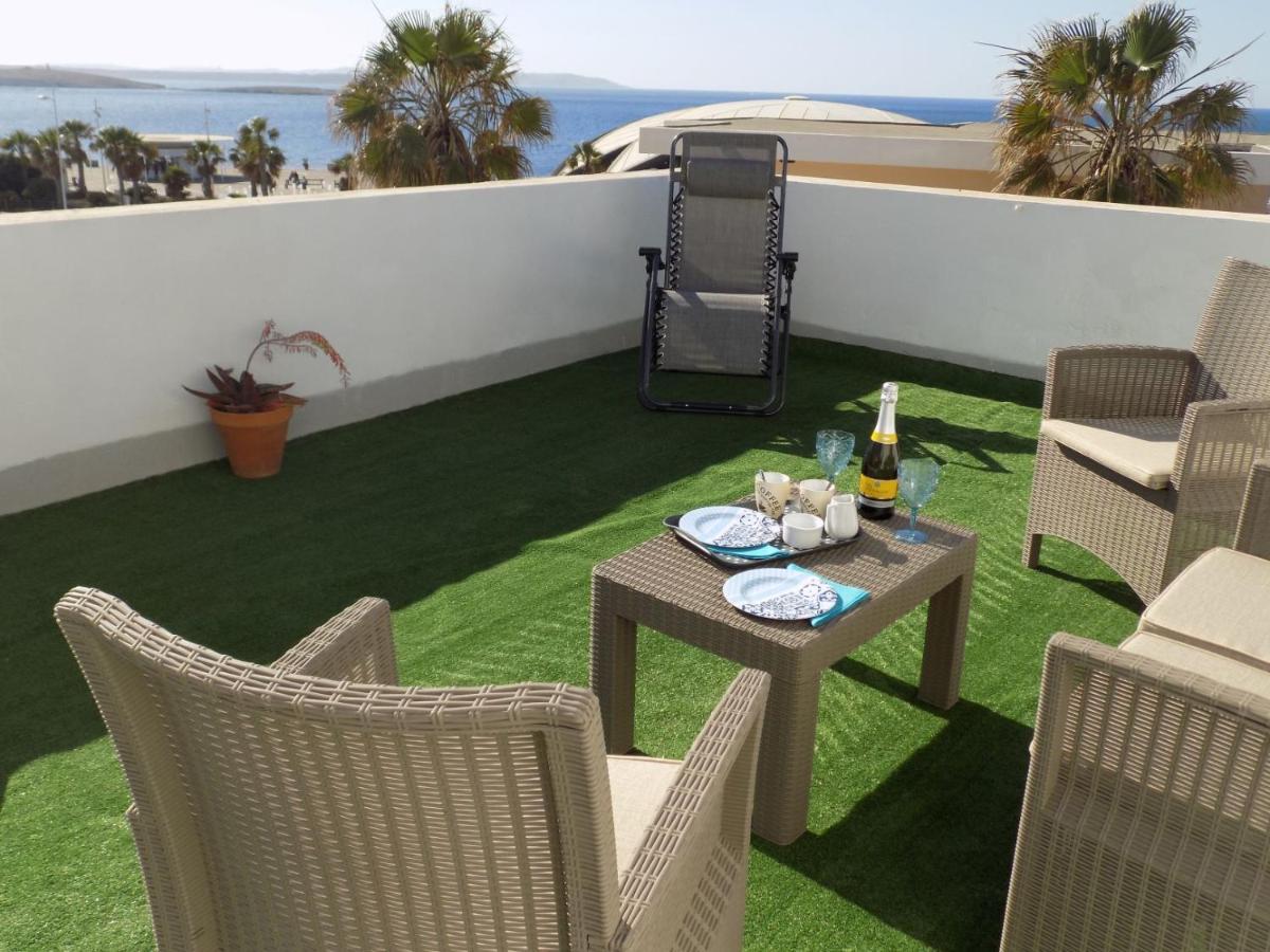 Sunshine Holiday Apartment 8 With Spectacular Seaviews San Pawl il-Baħar Eksteriør billede