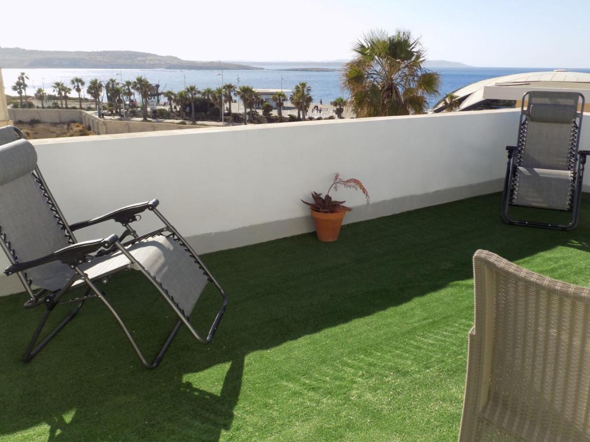 Sunshine Holiday Apartment 8 With Spectacular Seaviews San Pawl il-Baħar Eksteriør billede